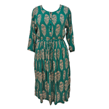 Load image into Gallery viewer, Teal Midi Dress Size 14-30 A6