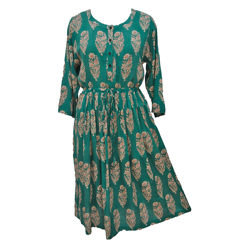 Teal Midi Dress Size 14-30 A6
