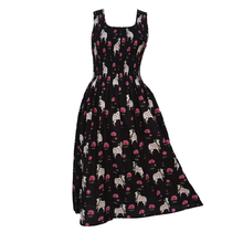 Load image into Gallery viewer, Black Cow &amp; Lotus  Cotton Maxi Dress UK One Size 14-24 LD4