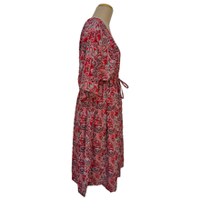 Load image into Gallery viewer, Red Crepe Maxi Dress UK Size 18-32 M6