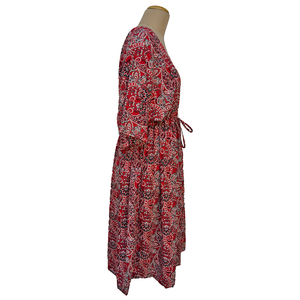 Red Crepe Maxi Dress UK Size 18-32 M6