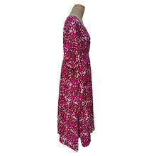 Load image into Gallery viewer, N Pink Batik Floral Smocked Maxi Dress Size 16-32 PL22