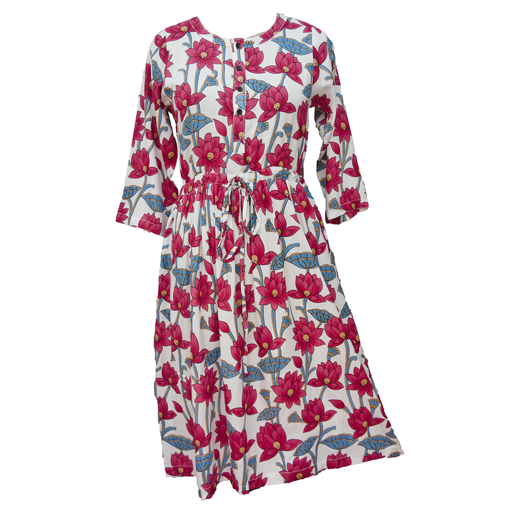Vines Midi Dress Size 14-30 A3