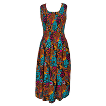 Load image into Gallery viewer, Black Cotton Maxi Dress UK One Size 14-24 A17