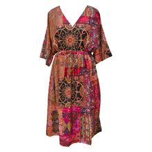 Load image into Gallery viewer, Digital Artwork Crepe Maxi Dress UK Size 18-32 M70