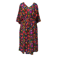 Load image into Gallery viewer, Flowerbed Crepe Maxi Dress UK Size 18-32 SSF61
