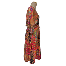 Load image into Gallery viewer, Digital Artwork Crepe Maxi Dress UK Size 18-32 M70