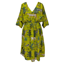 Load image into Gallery viewer, Lime Wild Cotton Maxi Dress UK Size 18-32 M49