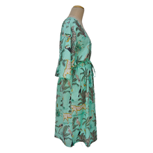 Load image into Gallery viewer, Sea Green Wild Cotton Maxi Dress UK Size 18-32 M104