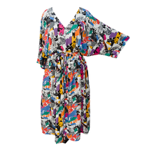 Load image into Gallery viewer, Abstract Viscose Maxi Dress UK Size 18-32 M157