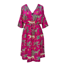 Load image into Gallery viewer, Hot Pink Wild Cotton Maxi Dress UK Size 18-32 M105