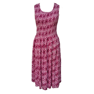 Cherry Tie Dye Viscose Maxi Dress UK One Size 14-24 A30