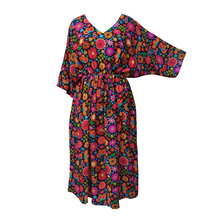 Load image into Gallery viewer, Flowerbed Crepe Maxi Dress UK Size 18-32 SSF61