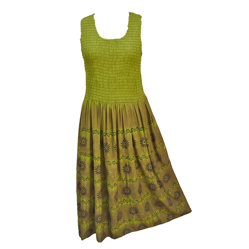Henna Tie Dye Maxi Dress UK  One Size 14-24 TD5