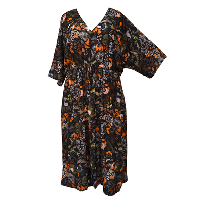 Marigolds Black Crepe Maxi Dress UK Size 18-32 SSF15