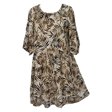Load image into Gallery viewer, Cream Gathered Dress Size 12-30 F9