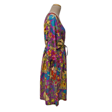 Load image into Gallery viewer, Mauve Artistic Cotton Maxi Dress UK Size 18-32 M58