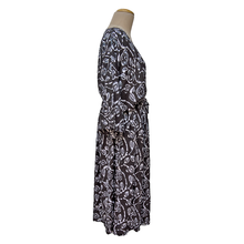 Load image into Gallery viewer, Black Batik Viscose Maxi Dress UK Size 18-32 M91