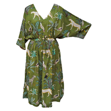 Load image into Gallery viewer, Forest Wild Cotton Maxi Dress UK Size 18-32 M56