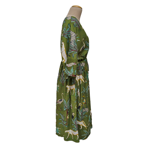 Forest Wild Cotton Maxi Dress UK Size 18-32 M56