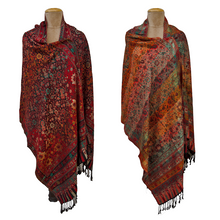 Load image into Gallery viewer, Reversible Shawl W4