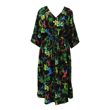 Load image into Gallery viewer, Parrots and Chains Crepe Maxi Dress UK Size 18-32 SSF63