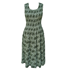 Green Tie Dye Viscose Maxi Dress UK One Size 14-24 A31