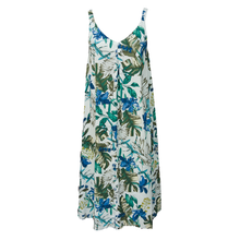 Load image into Gallery viewer, White Floral Maxi Dress Size 14-30 SM4
