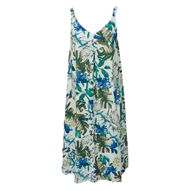 White Floral Maxi Dress Size 14-30 SM4
