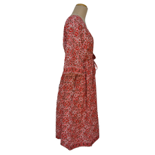 Load image into Gallery viewer, Peach Cotton Maxi Dress UK Size 18-32 M18