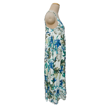 Load image into Gallery viewer, White Floral Maxi Dress Size 14-30 SM4