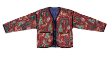 Load image into Gallery viewer, Reversible Cotton Quilted Oversized Jacket Uk size 8-20