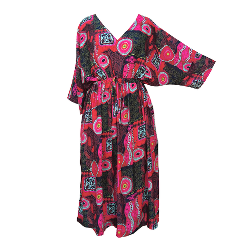 Headturner Abstract Black Crepe Maxi Dress UK Size 18-32 SSF23