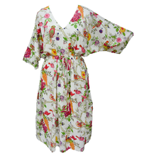 Load image into Gallery viewer, White Birdies Cotton Maxi Dress UK Size 18-32 M61