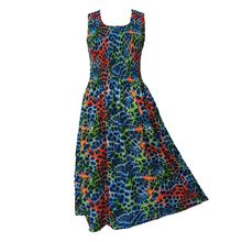 Load image into Gallery viewer, Tie and Dye Crepe Maxi Dress UK One Size 14-24 EE56