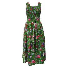 Load image into Gallery viewer, Emerald Birds Cotton Maxi Dress UK One Size 14-24 EE22