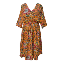 Load image into Gallery viewer, Vines Apricot Cotton Maxi Dress UK Size 18-32 M30