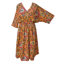 Load image into Gallery viewer, Vines Apricot Cotton Maxi Dress UK Size 18-32 M30