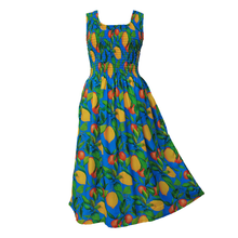 Load image into Gallery viewer, Italian Lemons Crepe Maxi Dress UK One Size 14-24 EE51