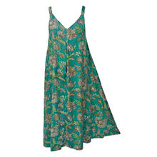 Load image into Gallery viewer, Turquoise Maxi Dress Size 14-30 SM10