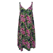 Load image into Gallery viewer, Navy Floral Maxi Dress Size 14-30 SM6