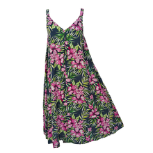 Load image into Gallery viewer, Navy Floral Maxi Dress Size 14-30 SM6