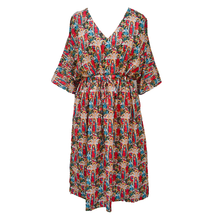 Load image into Gallery viewer, Digital Artwork Crepe Maxi Dress UK Size 18-32 M76