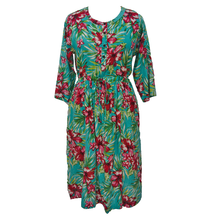 Load image into Gallery viewer, Turquoise Midi Dress Size 14-30 A2