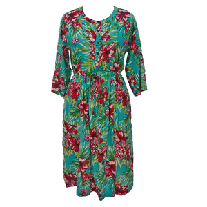 Turquoise Midi Dress Size 14-30 A2