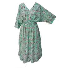 Load image into Gallery viewer, Mint Cotton Maxi Dress UK Size 18-32 M35
