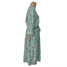Load image into Gallery viewer, Mint Cotton Maxi Dress UK Size 18-32 M35