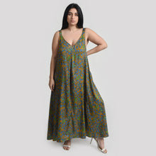 Load image into Gallery viewer, Henna vines Maxi Dress Size 14-30 SM9