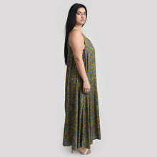 Load image into Gallery viewer, Henna vines Maxi Dress Size 14-30 SM9