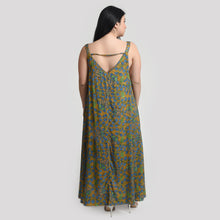 Load image into Gallery viewer, Henna vines Maxi Dress Size 14-30 SM9